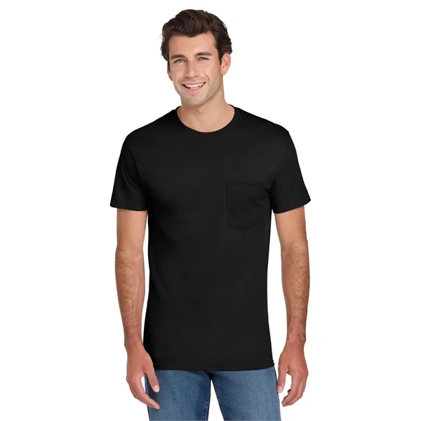 JERZEES - Dri-Power Active 50/50 Cotton/Poly Pocket T-Shirt.... from ASI 84863 SanMar