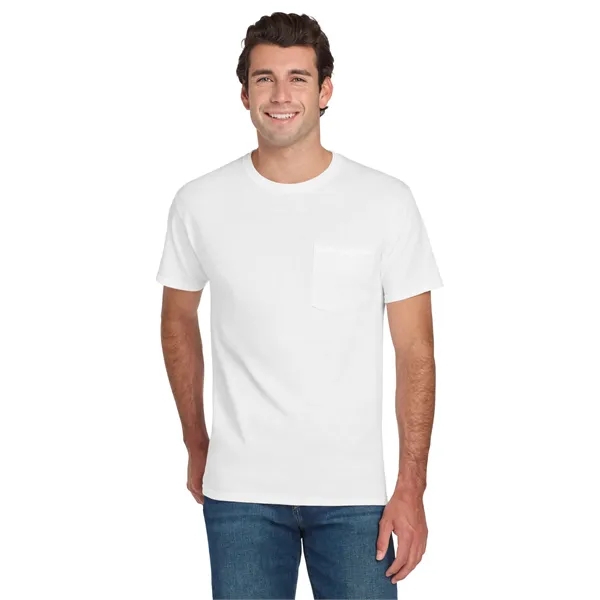 JERZEES - Dri-Power Active 50/50 Cotton/Poly Pocket T-Shirt.... from ASI 84863 SanMar