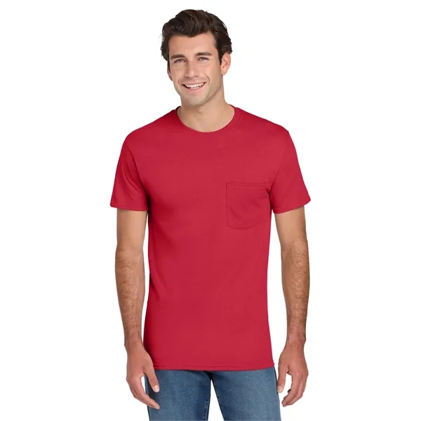 JERZEES - Dri-Power Active 50/50 Cotton/Poly Pocket T-Shirt.... from ASI 84863 SanMar