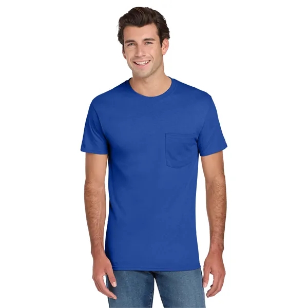 JERZEES - Dri-Power Active 50/50 Cotton/Poly Pocket T-Shirt.... from ASI 84863 SanMar
