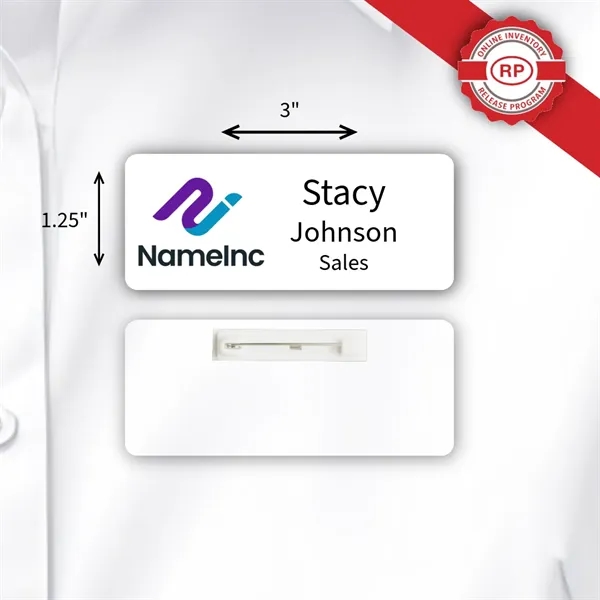 Durable laminated ID badge w/ full-color personalization, tamper resistance, water protection,... from ASI 59080 Halls & Company