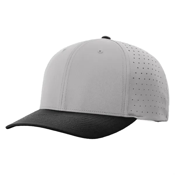 Richardson 632 laser perf R-FLEX snapback six-panel snapback hat with patch... from ASI 74601 Calico