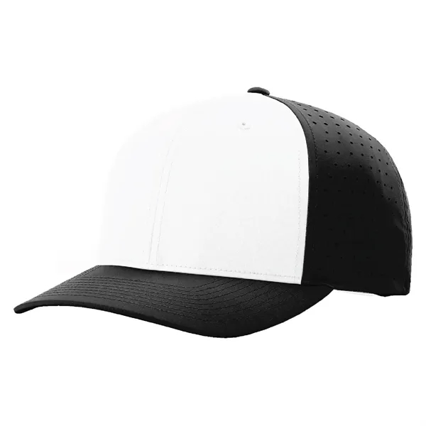 Richardson 632 laser perf R-FLEX snapback six-panel snapback hat with patch... from ASI 74601 Calico