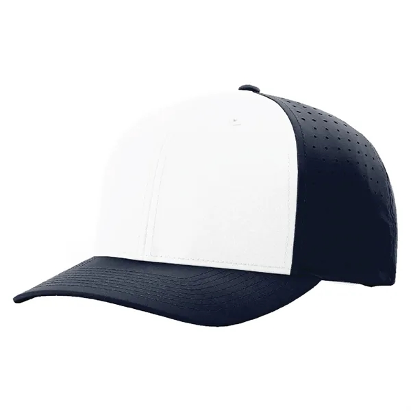 Richardson 632 laser perf R-FLEX snapback six-panel snapback hat with patch... from ASI 74601 Calico