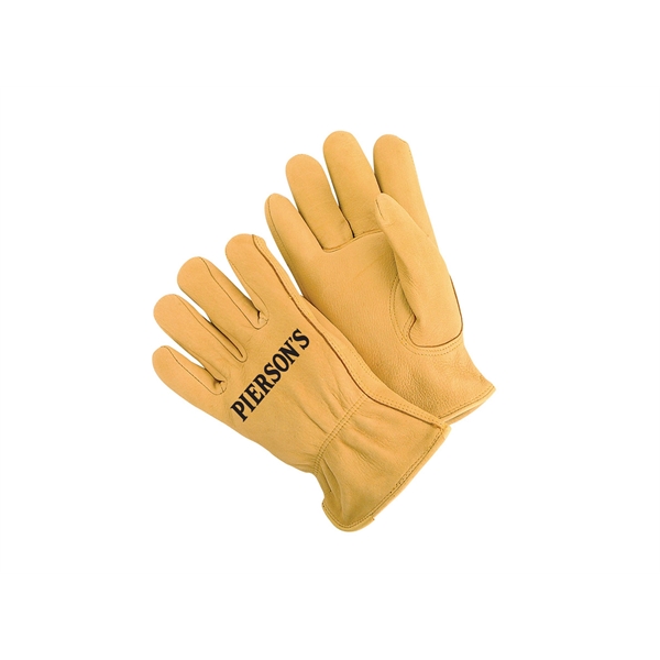 Deluxe, top grain, deerskin glove, thinsulate lining, screen printed.  Item... from ASI 79951 Promosafe
