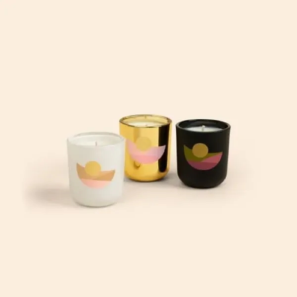 The 2.5 oz Vela Candle is a perfectly chic glass vessel... from ASI 74710 Numo