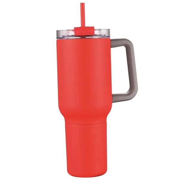 30-ounce tumbler with a carry handle, double-walled vacuum insulation, flip lid... from ASI 90807 Tekweld
