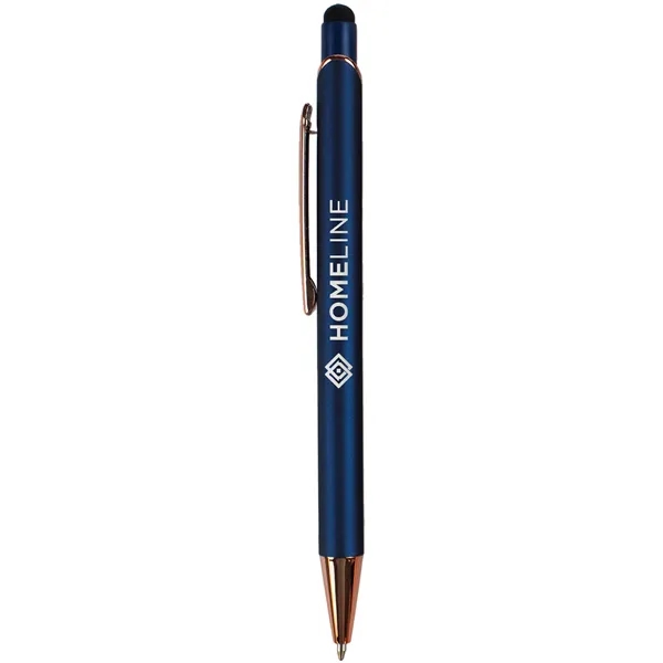 Elegant stylus pen with ergonomic design, smooth black ink, and rose... from ASI 61966 HPG / Hub Pen