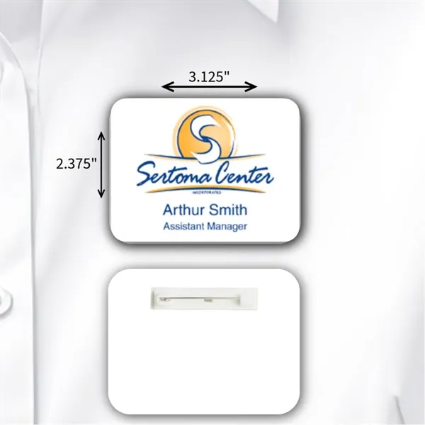 Durable laminated ID badge w/ full-color personalization, tamper resistance, water protection,... from ASI 59080 Halls & Company