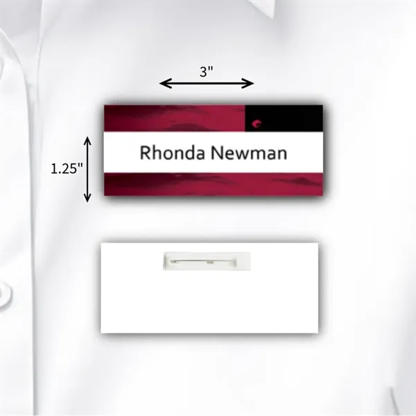 Durable laminated ID badge w/ full-color personalization, tamper resistance, water protection,... from ASI 59080 Halls & Company