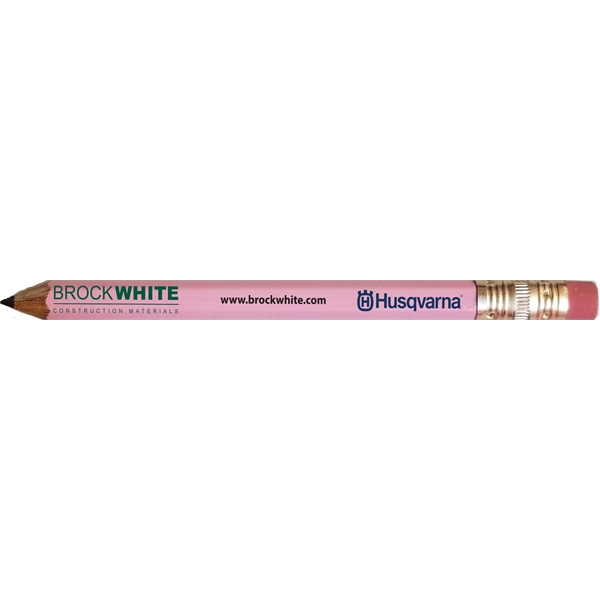 Hex golf pencil, eraser, assorted colors, hot/foil stamped, made in USA.... from ASI 79951 Promosafe / Promosafe