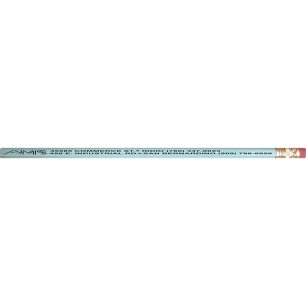 Hex pencil, eraser, 2 lines of custom text, assorted colors, screen... from ASI 79951 Promosafe / Promosafe
