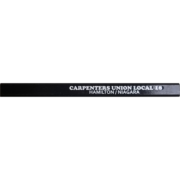 Carpenter pencil, red and black lead, printed one side, import, assorted... from ASI 79951 Promosafe / Promosafe