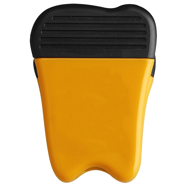 Tooth shape magnetic memo clip holder with strong grip.... from ASI 74585 Nu Promo International / Nu Promo Line