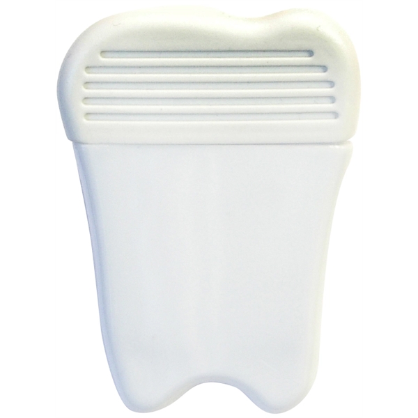 Tooth shape magnetic memo clip holder with strong grip.... from ASI 74585 Nu Promo International / Nu Promo Line