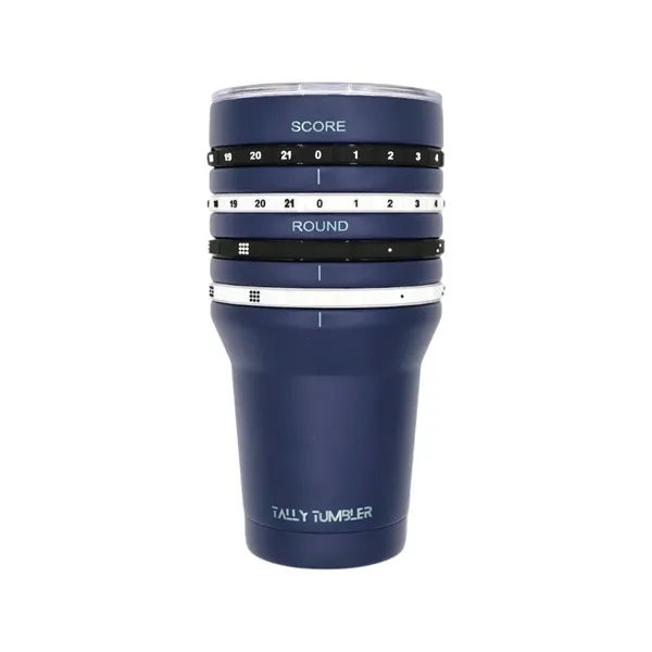 Insulated tumbler with built-in scorekeeper for backyard games, tailgates, parties, and... from ASI 72657 Active Life Promo / Active Life Ingrain