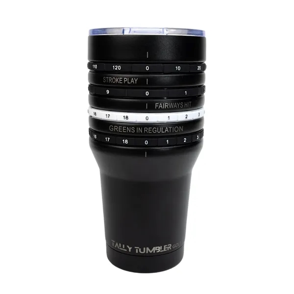 Tally Golf Stainless Steel Cup, 30 oz Leak Proof Lid, Double... from ASI 72657 Active Life Promo / Active Life Ingrain