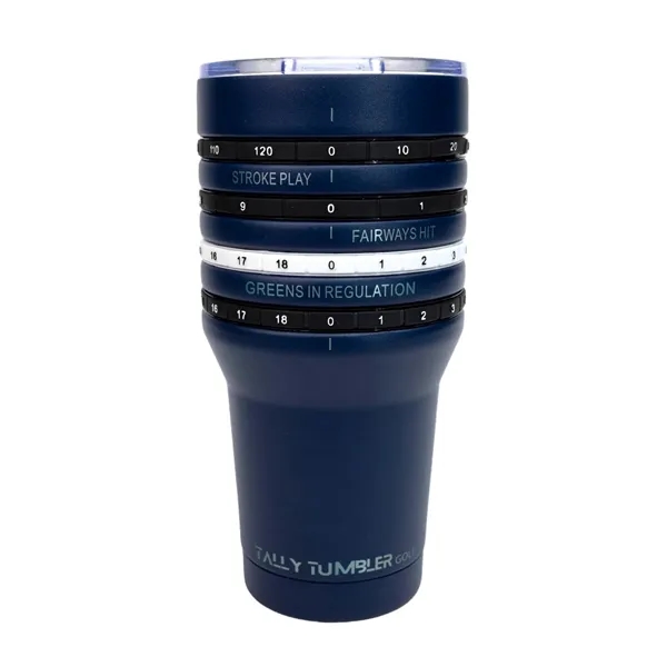 Tally Golf Stainless Steel Cup, 30 oz Leak Proof Lid, Double... from ASI 72657 Active Life Promo / Active Life Ingrain