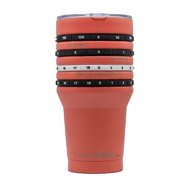 Tally Golf Stainless Steel Cup, 30 oz Leak Proof Lid, Double... from ASI 72657 Active Life Promo / Active Life Ingrain
