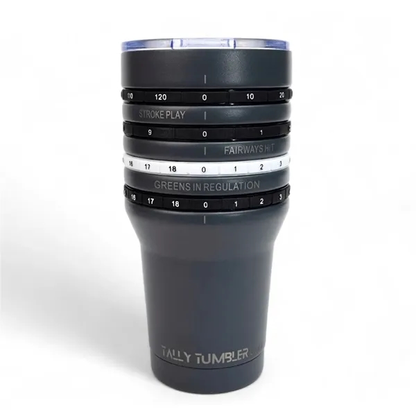 Tally Golf Stainless Steel Cup, 30 oz Leak Proof Lid, Double... from ASI 72657 Active Life Promo / Active Life Ingrain