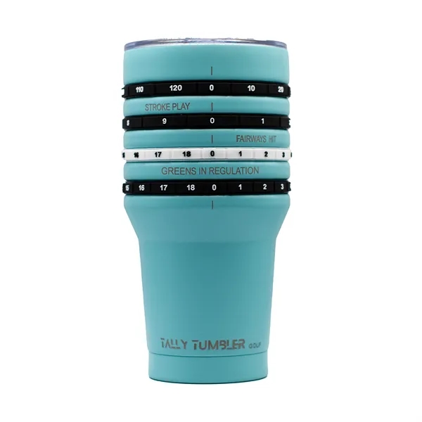 Tally Golf Stainless Steel Cup, 30 oz Leak Proof Lid, Double... from ASI 72657 Active Life Promo / Active Life Ingrain