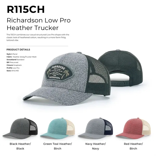 115CH classic heather trucker style built w/ the Richardson quality you've... from ASI 74601 Calico