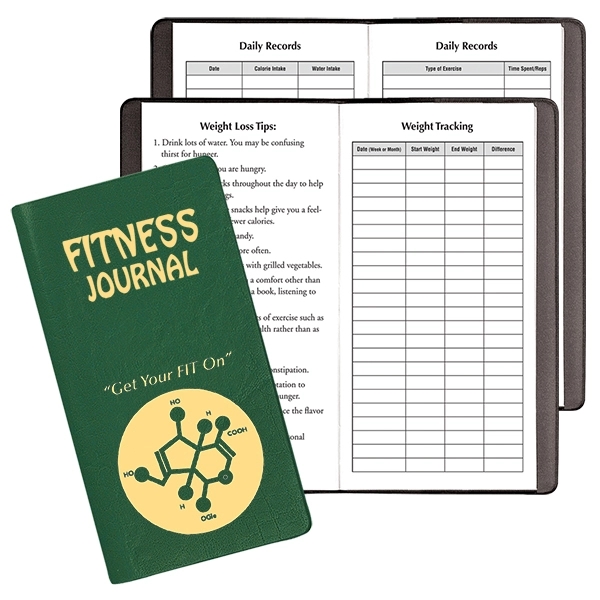 Fitness Health  journal with continental cover, deluxe / refillable.... from ASI 76575 Payne Publishers Inc / Payne Publishers