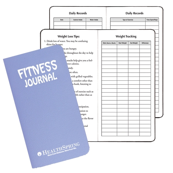Fitness Health journal with twilight cover, body measurements.... from ASI 76575 Payne Publishers Inc / Payne Publishers