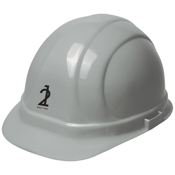Gray hard hat, six point ratchet suspension. 1 color, 1 location,... from ASI 79951 Promosafe / Promosafe