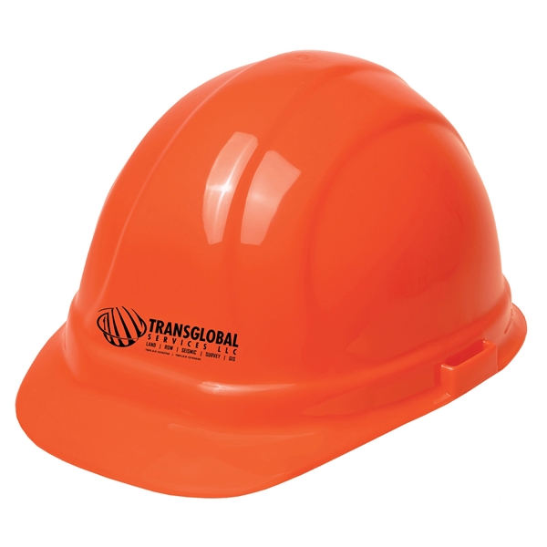 Hi-viz orange hard hat, six point ratchet suspension. 1 color, 1... from ASI 79951 Promosafe / Promosafe