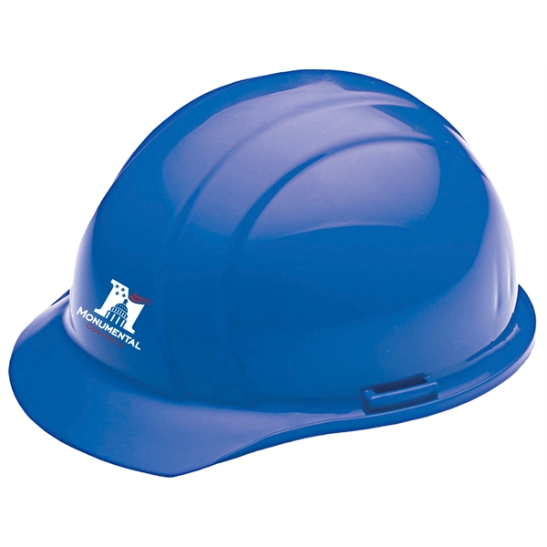 Blue hard hat, six point pin lock suspension. 1 color, 1... from ASI 79951 Promosafe / Promosafe