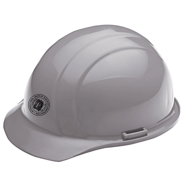 Gray hard hat, six point pin lock suspension. 1 color, 1... from ASI 79951 Promosafe / Promosafe