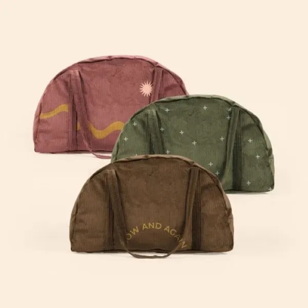 21.5" x 13.5" x 7.5" 10-ounce corduroy rainbow-inspired tote bag with... from ASI 74710 Numo