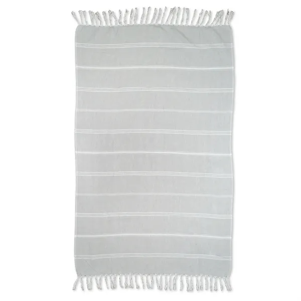 39" x 70" 8.0lb./doz. Striped Turkish cotton peshtemal/beach towel with fringes.... from ASI 79750 Pro Towels