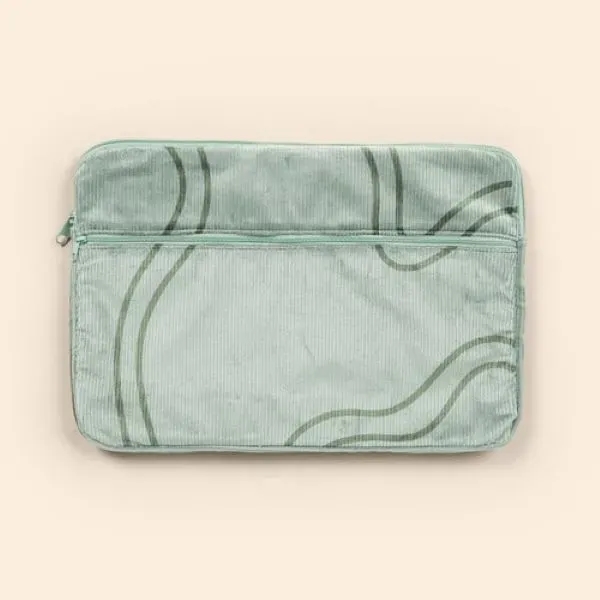 Corduroy laptop sleeve with zippered pocked... from ASI 74710 Numo