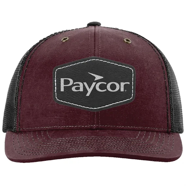 Richardson 112WF Freemont snapback six-panel cotton and polyester trucker cap with... from ASI 74601 Calico