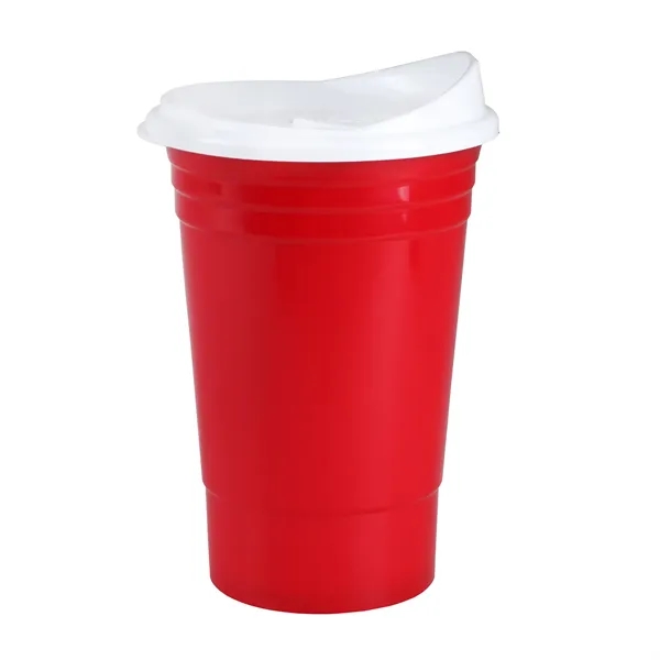 16 oz double-wall insulated cup. BPA free, CPSIA & FDA certified.... from ASI 61966 HPG / Best Promotions USA