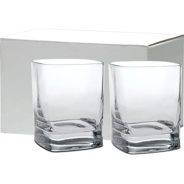 11.75 oz. Etched Struass DOF Gift Set made with lead-free crystal... from ASI 71920 Moderne Glass Company Inc