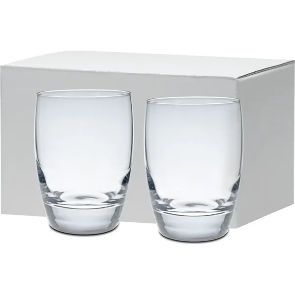12 oz. Rocks gift set made of high-tech blown lead-free crystal... from ASI 71920 Moderne Glass Company Inc