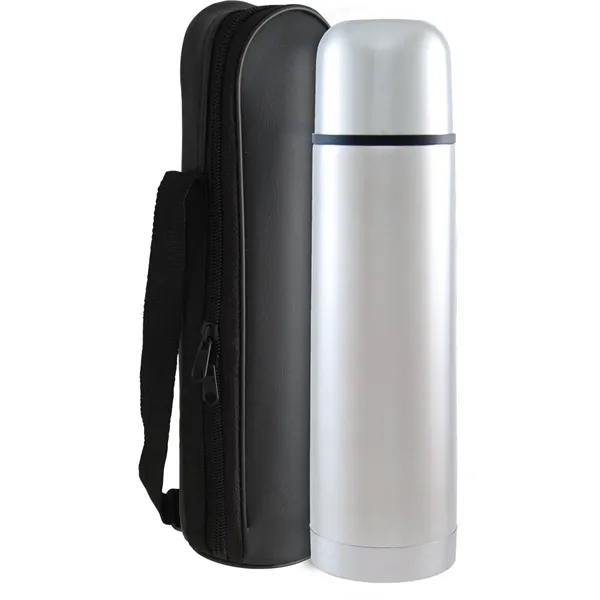 This 16.9oz thermos is made of stainless steel construction, vacuum insulated... from ASI 71920 Moderne Glass Company Inc