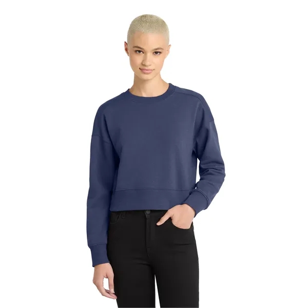 District Women's Perfect Weight Fleece Cropped Crew... from ASI 84863 SanMar