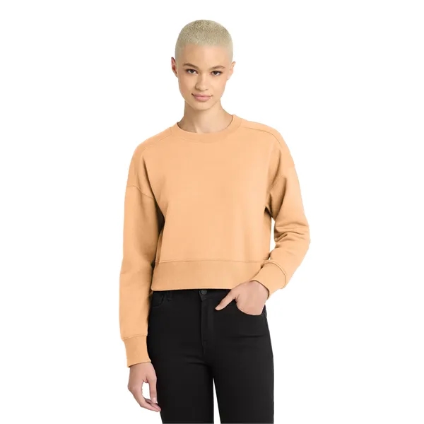 District Women's Perfect Weight Fleece Cropped Crew... from ASI 84863 SanMar