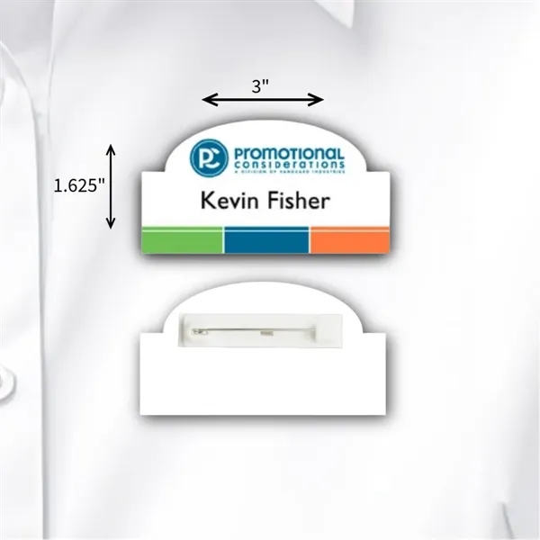 Durable laminated ID badge w/ full-color personalization, tamper resistance, water protection,... from ASI 59080 Halls & Company