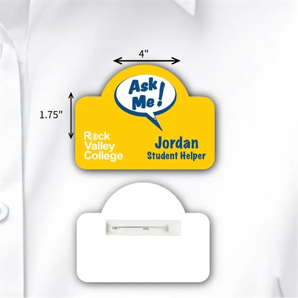 Durable laminated ID badge w/ full-color personalization, tamper resistance, water protection,... from ASI 59080 Halls & Company
