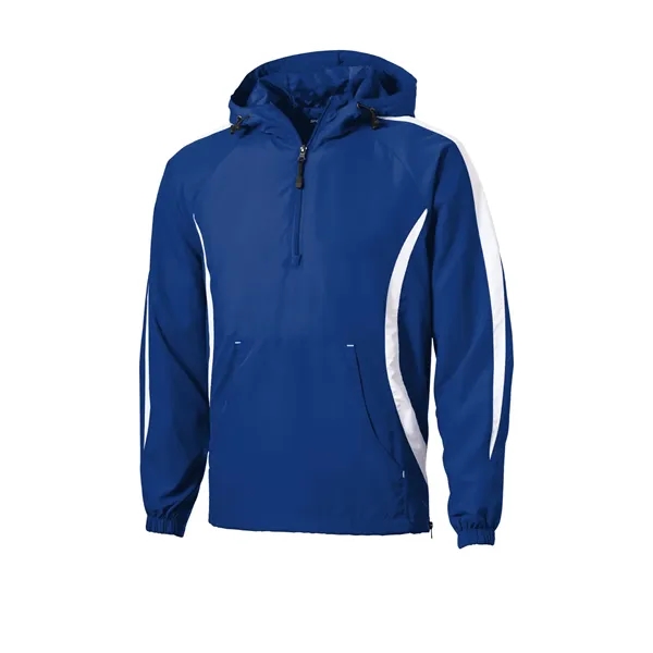 Sport-Tek Colorblock Raglan Anorak.... from ASI 84863 SanMar