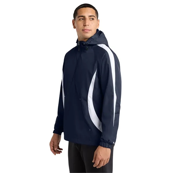 Sport-Tek Colorblock Raglan Anorak.... from ASI 84863 SanMar