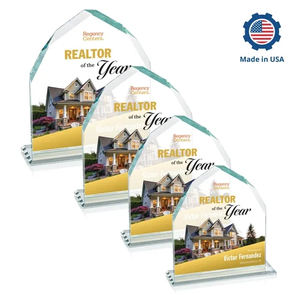 The Montibello VividPrint™ Award features an exquisite Starfire upright with interchanging... from ASI 84592 St Regis Group / St Regis