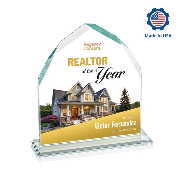 The Montibello VividPrint™ Award features an exquisite Starfire upright with interchanging... from ASI 84592 St Regis Group / St Regis