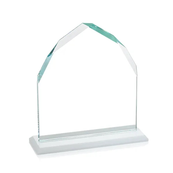 The Starfire Crystal Montibello VividPrint™ Award features interchanging front and back... from ASI 84592 St Regis Group / St Regis