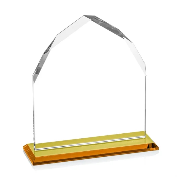 The Starfire Crystal Montibello VividPrint™ Award features interchanging front and back... from ASI 84592 St Regis Group / St Regis